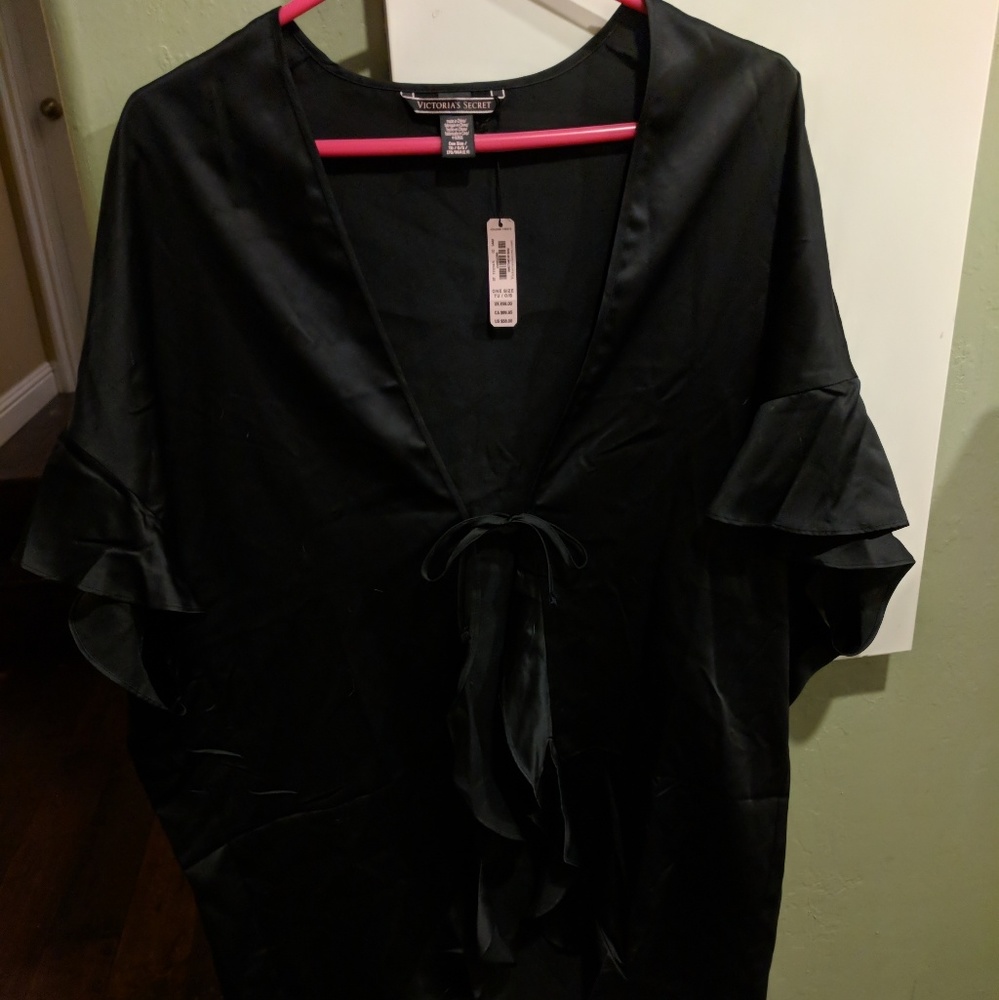 Black Victoria's secret satin robe